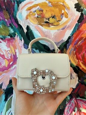 NWT Kate Spade lovitt buckled micro top-handle Crossbody Bag